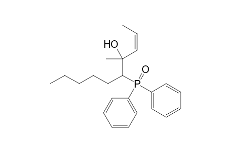 (Z)-5-Diphenylphosphinoyl-4-methyldec-2-en-4-ol