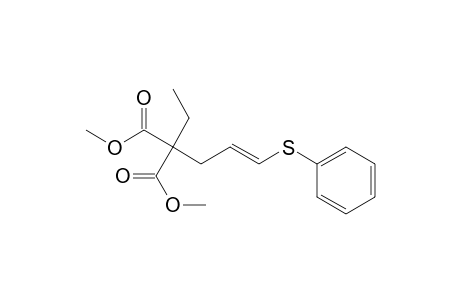 2-Ethyl-2-(3-phenylsulfanylallyl)-malonic acid dimethyl ester