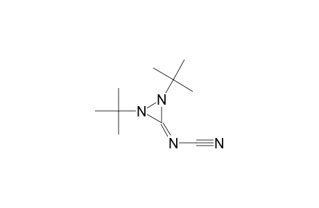 (1,2-ditert-butyl-1,2-diaziridin-3-ylidene)cyanamide