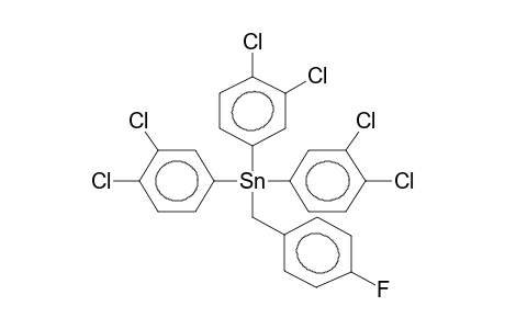 TRIS(3,4-DICHLOROPHENYL)-4-FLUOROBENZYLSTANNANE