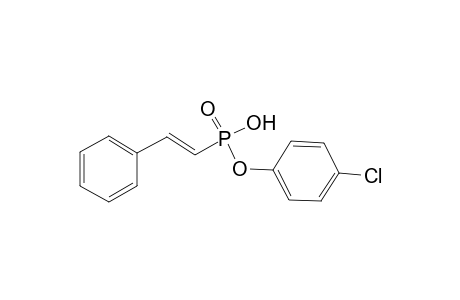 4-Chlorophenyl hydrogen (E)-2-phenylethenylphosphonate