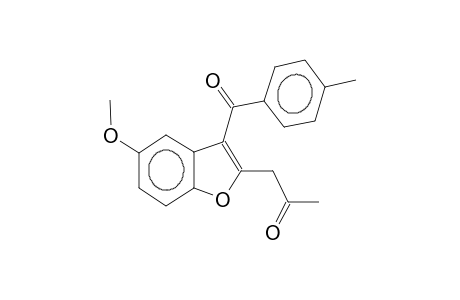 2-acetonyl-3-(4-methylbenzoyl)-5-methoxybenzofuran