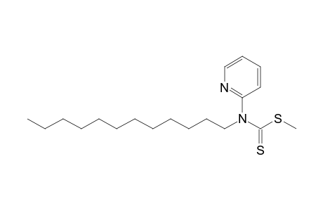 Methyl N-dodecyl-N-(2-pyridyl)dithiocarbamate