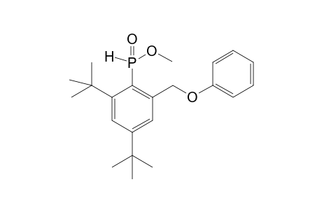 Methyl [2,4-Di-t-butyl-6-(phenyloxymethylphenyl]phosphinate
