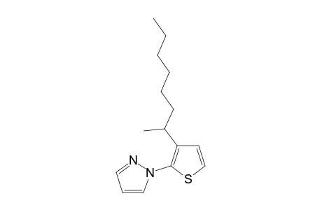 1-[3-(Octan-2-yl)thiophen-2-yl]-1H-pyrazole