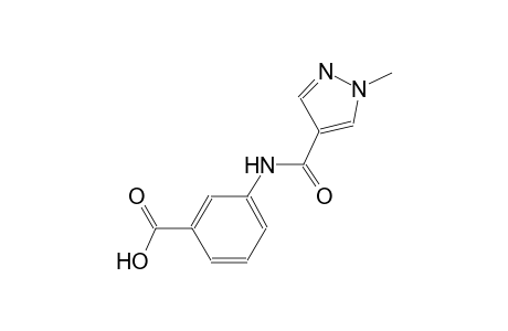 3-{[(1-methyl-1H-pyrazol-4-yl)carbonyl]amino}benzoic acid