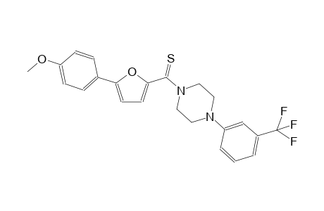 1-{[5-(4-methoxyphenyl)-2-furyl]carbothioyl}-4-[3-(trifluoromethyl)phenyl]piperazine