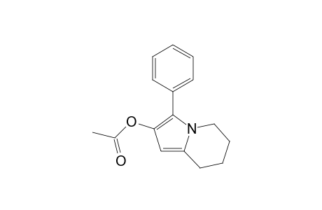 2-Acetoxy-3-phenyl-5,6,7,8-tetrahydroindolizine