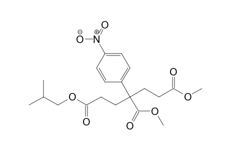 (1,3)-Dimethyl - (5)-Isobutyl 3-(p-nitrophenyl)-1,3,5-pentanetricarboxylate