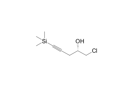 (2S)-1-chloranyl-5-trimethylsilyl-pent-4-yn-2-ol