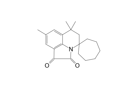 4,4,6-Trimethyl-3,4-dihydro-1H-spiro[pyrrolo[3,2,1-h,i]quinoline-2,1'-cycloheptane]-8.9-dione