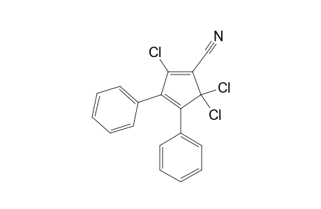 2,5,5-TRICHLORO-1-CYANO-3,4-DIPHENYL-1,3-CYCLOPENTADIENE