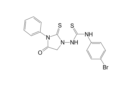N-(4-Bromophenyl)-N'-(3-phenyl-4-oxo-2-thioxoimidazolidinyl)thiourea