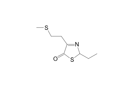 2-ethyl-4-(2-methylsulfanylethyl)-2H-1,3-thiazol-5-one