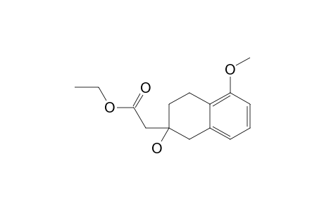 2-(CARBETHOXYMETHYL)-1,2,3,4-TETRAHYDRO-5-METHOXY-2-NAPHTOL