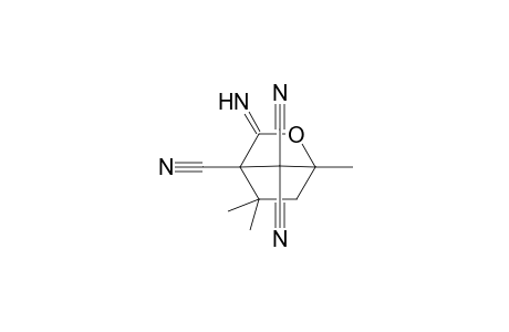 3-imino-1,5,5-trimethyl-2-oxabicyclo[2.2.1]heptane-4,7,7-tricarbonitrile