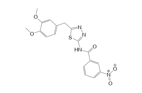N-[5-(3,4-dimethoxybenzyl)-1,3,4-thiadiazol-2-yl]-3-nitrobenzamide
