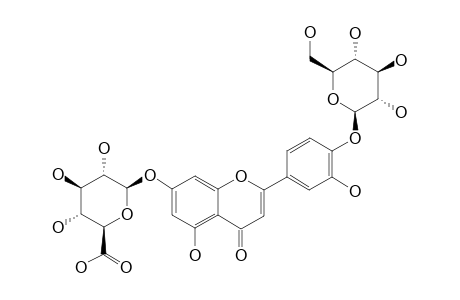 7-(1-O-BETA-D-GALACTURONIDE)-4'-(1-O-BETA-D-GLUCOPYRANOSYL)-3',4',5,7-TETRAHYDROXYFLAVONE