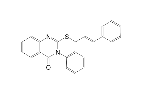 4(3H)-quinazolinone, 3-phenyl-2-[[(2E)-3-phenyl-2-propenyl]thio]-