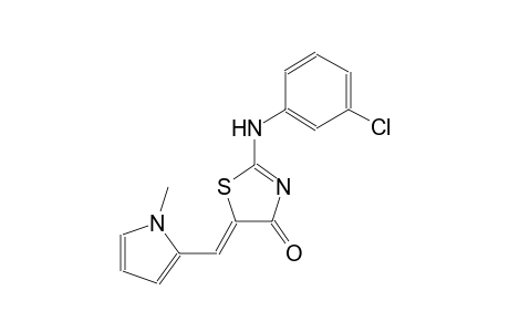 (5Z)-2-(3-chloroanilino)-5-[(1-methyl-1H-pyrrol-2-yl)methylene]-1,3-thiazol-4(5H)-one