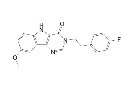 3-[2-(4-fluorophenyl)ethyl]-8-methoxy-3,5-dihydro-4H-pyrimido[5,4-b]indol-4-one