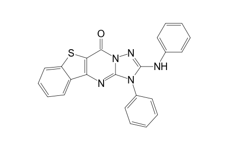 1-Phenyl-2-phenylamino-benzo[4,5]thieno[3,2-d][1,2,4-tri-azolo[1,5-a]pyrimidin-5(1H)-one
