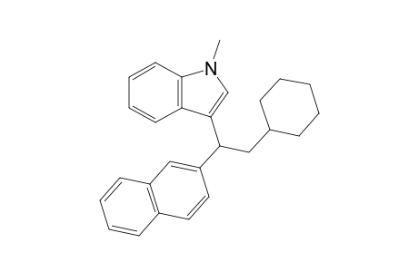 3-(2-cyclohexyl-1-(naphthalen-2-yl)ethyl)-1-methyl-1H-indole
