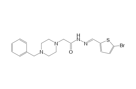 1-piperazineacetic acid, 4-(phenylmethyl)-, 2-[(E)-(5-bromo-2-thienyl)methylidene]hydrazide