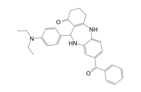 8-benzoyl-11-[4-(diethylamino)phenyl]-2,3,4,5,10,11-hexahydro-1H-dibenzo[b,e][1,4]diazepin-1-one