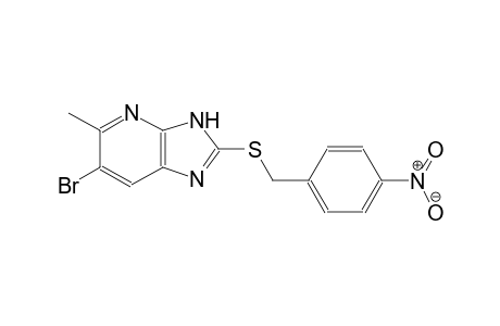 6-bromo-5-methyl-2-[(4-nitrobenzyl)sulfanyl]-3H-imidazo[4,5-b]pyridine