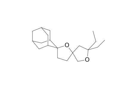 2",2"-Diethylspiro[adamantane-2,2'-tetrahydrofuran-5',4"-tetrahydrofuran]