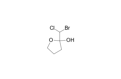 2-(Bromochloromethyl)-2-hydroxytetrahydrofuran