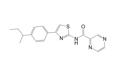 N-[4-(4-sec-butylphenyl)-1,3-thiazol-2-yl]-2-pyrazinecarboxamide