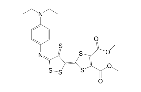 5-[4,5-Bis(methoxycarbonyl)-1,3-dithiole-2-ylidene]-3-[p-(N,N-diethylamino)phenylimino]-1,2-dithiole-4-thione