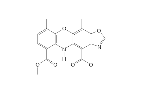 9,11-DIMETHYL-5H-OXAZOLO[4,5-b]PHENOXAZINE-4,6-DICARBOXYLIC ACID, DIMETHYL ESTER