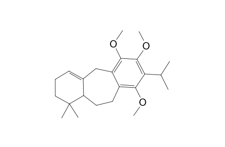 8-Isopropyl-6,7,9-trimethoxy-1,1-dimethyl-2,3,5,10,11,11a-hexahydro-1H-dibenzo[a,d][7]annulene