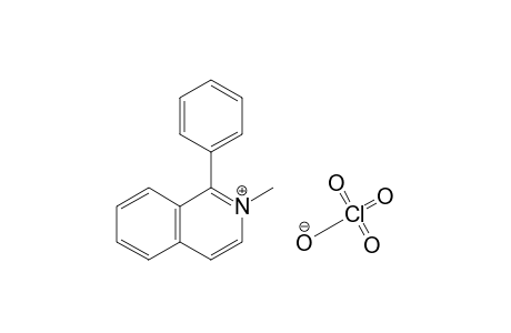 Isoquinolinium, 2-methyl-1-phenyl-, perchloroate