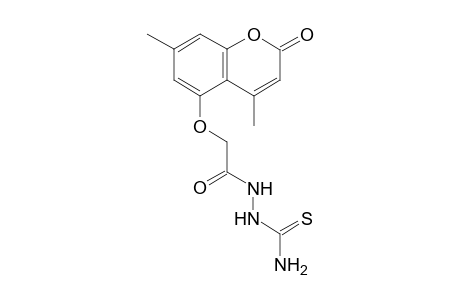 1-(2-(4,7-Dimethyl-2-oxo-2H-chromen-5-yloxy)acetyl) thiosemicarbazide