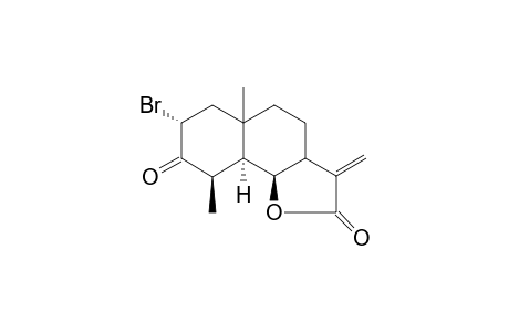 2.alpha.-bromo-3-oxoeudesm-11(12)-eno-13,6.alpha.-lactone