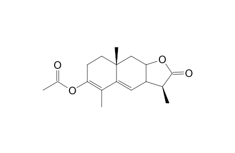 3-Acetoxy-7.alpha.,11.alpha.-(H)-eudesm-3,5-dien-8.beta.,12-olide