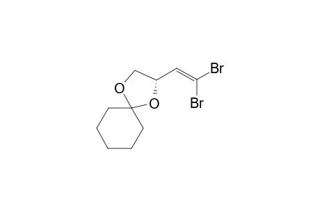 (S)-4,4-Dibromo-1,2-cyclohexylidenedioxybut-3-ene