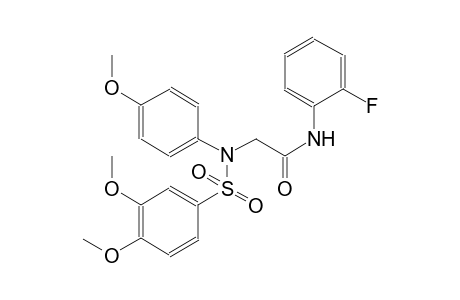 acetamide, 2-[[(3,4-dimethoxyphenyl)sulfonyl](4-methoxyphenyl)amino]-N-(2-fluorophenyl)-