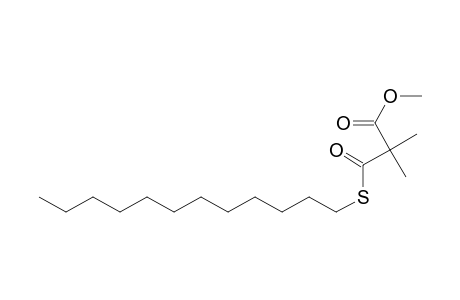 Methyl 2,2-dimethyl-3-(dodecylthio)-3-oxopropanoate