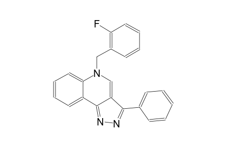 5H-pyrazolo[4,3-c]quinoline, 5-[(2-fluorophenyl)methyl]-3-phenyl-