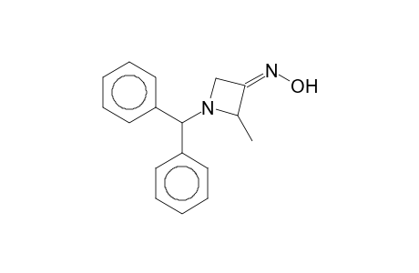 Azetidin-3-one, 2-methyl-1-(diphenylmethyl)-, oxime