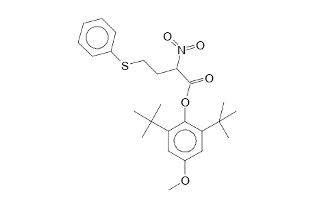 Butanoic acid, 2-nitro-4-(phenylthio)-, 2,6-bis(1,1-dimethylethyl)-4-methoxyphenyl ester