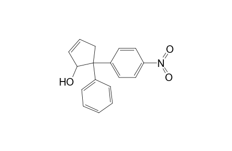 5-(4-Nitrophenyl)-5-phenylcyclopent-2-en-1-ol