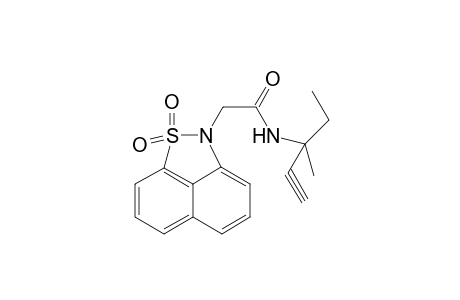 Acetamide, 2-(1,1-dioxo-1H-1.lambda.(6)-naphtho[1,8-cd]isothiazol-2-yl)-N-(1-ethyl-1-methylprop-2-ynyl)-