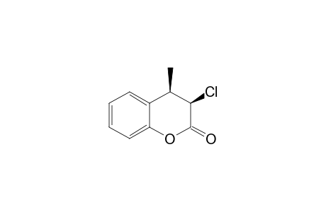 cis-3-Chloro-3,4-dihydro-4-methyl-2H-1-benzopyran-2-one