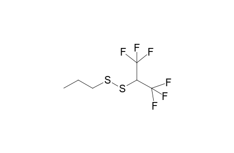 1,1,1,3,3,3-hexafluoro-2-(propyldisulfanyl)propane